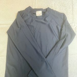 Hanna Andersson Navy Blue Rashguard Swim Shirt Size 160